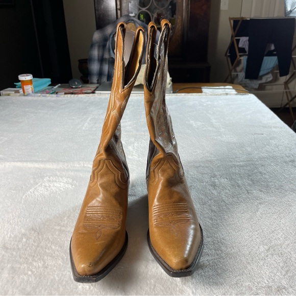J.B.Dillon JBW2350 Western Cowboy Brown Boots Women's size 7.5B Country Girl - Picture 9 of 14